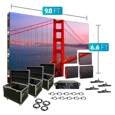 China P3.9 Indoor Outdoor Video Wall Screen Pantalla Price Panels Stage P3.9 Wall 3.9mm Indoor Outdoor Rental LED Pixel Video Pitch for sale