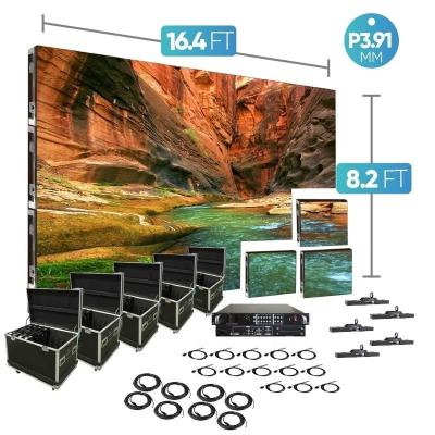 China P2.97 P3 P3.91 500x1000 Thin Video Indoor Outdoor Rental Full Color Led Video Screen P3 P3.91 500x1000 Thin Video Indoor Full Color Led Wall For Streaming Use for sale