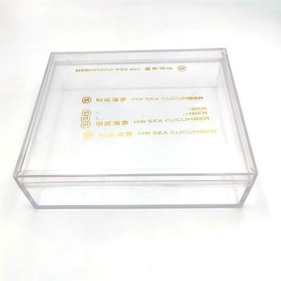 China Wholesale Recycled Materials Custom Clear Transparent Box With Logo Printing Plastic Packaging, Promotion Plastic Gift Storage Box for sale