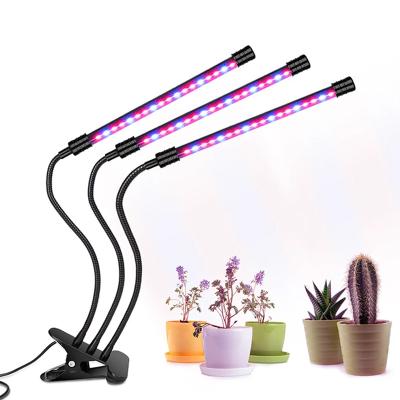 China / Indoor Plants Sync Function Foldable Remote Control Lamp 360 Degree Adjustable Gooseneck Plants Raise Head 3 Light Triple for sale