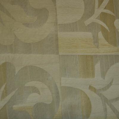 China MYWIND Modern Free Sample High Quality Khaki Art Fish Bones Light Color Veener Printed Wood Wallpaper for Hotel Decoration Home Wall for sale