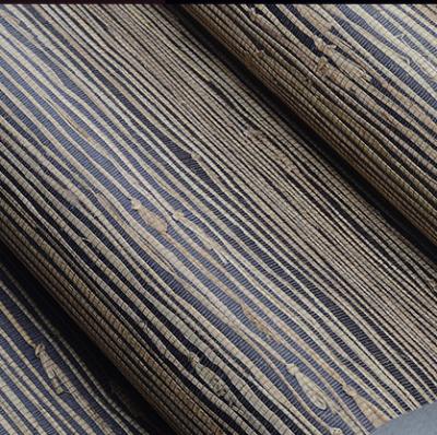 China Modern Free Sample Multi Color Vintage Grasscloth Wallpaper Roll Home Decor Bedroom Wallpaper for sale