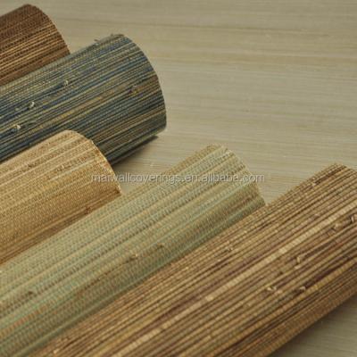 China Promotion decor modern sea grass navy fabric navy beige green home wallpaper for hotel for sale