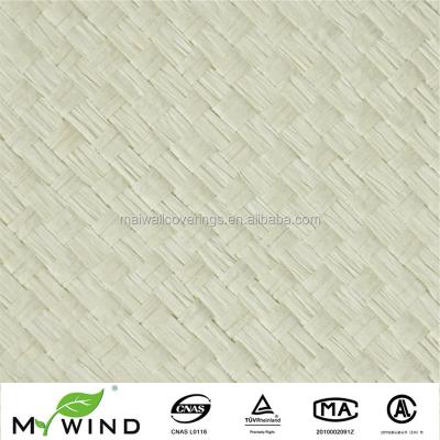 China Modern plain and neat white texture wall design wedding room decoration wallpaper in living room for sale