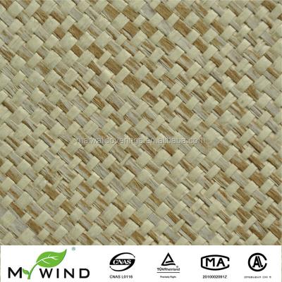 China New Modern Material Of Paper Weaving Wallpapers For Hotel Spa Decoration, Hangzhou Greenland Import And Export Co., Ltd. for sale