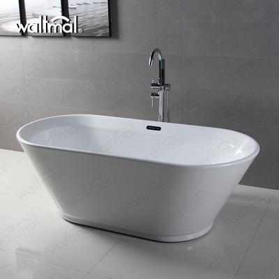 China Dipping Bound 68 Inch Double Acrylic Finished Freestanding Tub Waltmal for sale