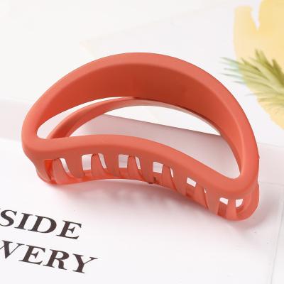 China One Side Open Non-slip Plastic Hair Clips CIA Hair Claw RARA 8CM Hair Clips Women Hair Accessories Wholesale New Fashionable Style for sale