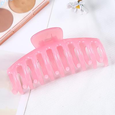 China Claw RARA 11CM Plastic Hair Clawss Jelly Skeleton Hair Clip Classic Ins Women Hair Accessories Fashionable Wholesale Wholesale Big for sale