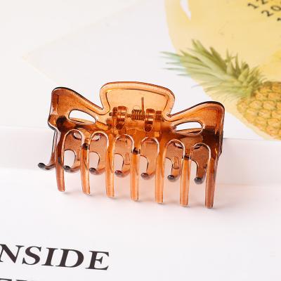 China Hot Cute Plastic Hair Clawss Tortoise Hair Clip Amazon Sale Hair Claw Hair Accessories Wholesale Women's Hair Clawss 6CM New Small for sale