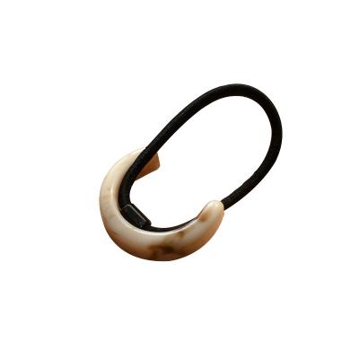 China Wholesale Fashion Hair Accessories INS Hair Band RARA 4CM Wholesale Semicircle Shaped Hair Clips Acetate Elastic Hair Band for sale