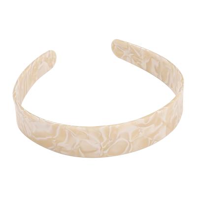 China Hot Selling Luxury Headband RARA 13CM Acetate INS Fashion Hair Accessories Turtle Headband Wholesale Acetate Turtle for sale