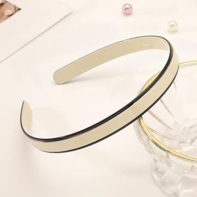 China Wholesale 13CM Acetate Headband RARA 13CM Hot Selling CIA Fashion Hair Accessories Simply Color Luxury Thin Acetate Headband Headband for sale