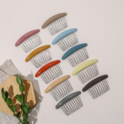 China Hair Comb RARA 8.5CM Hot Sale CIA Fashion Hair Accessories Wholesale Custom Korean Plastic Hair Combs for sale