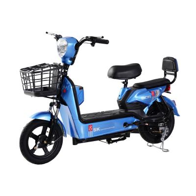 China Aluminum Alloy 14 Inch 48V 12Ah Mountain Electric Bicycle 350W For Adults for sale