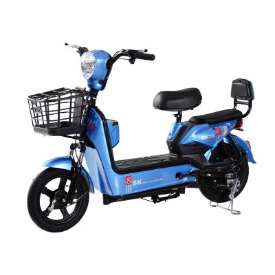 China Wholesale Adult 48V 14AH High Carbon Steel Portable Tire Electric Bicycle Drop Ship Men Women Ebike for sale