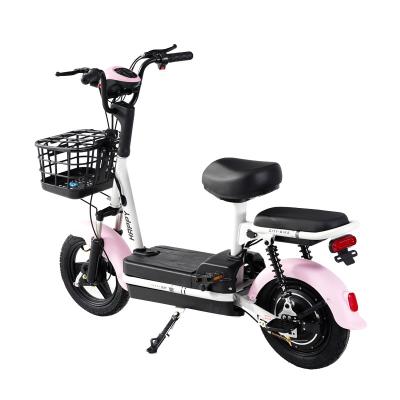 China Mini Lithium Battery 350W Pedal Electric Bicycle 14 Inch High Carbon Steel for sale