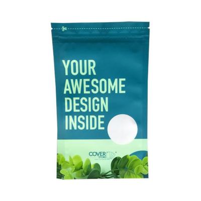 China Custom Printed Moisture Proof Aluminum Foil Resealable Zipper Bag Food Packaging Bags Pouches for sale