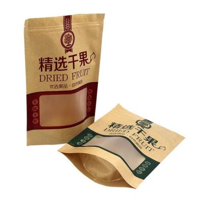 China Wholesale Biodegradable Moisture Proof Paper Food Packaging Bag Plastic Food Packaging Bags With Zipper for sale