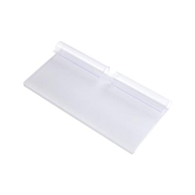 China Application Supermarket and Grocery Commodity Price Tag Shell Plastic Clear Label Retail Protective Case for sale