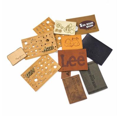 China Sustainable Factory Directly Sell Custom PU Leather Patch For Jeans And Bags for sale