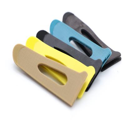 China Customized Viable Plastic Sheath Drop Hook Injection Tag Hook And Loop And Loop Sleeve PVC Loop Tag For Clothing for sale