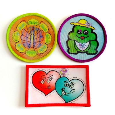 China Europe NBCU Certified 3D Lenticular Patch For Children Clothing for sale