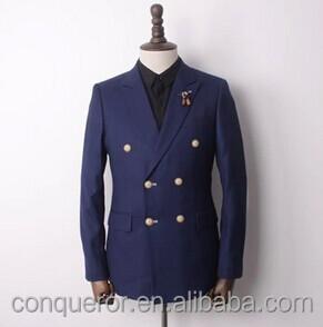 China Anti-pilling 2 buttons, double breast, men's suit BSPS0177 for sale