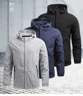 China QUICK DRY Men's Spring and Autumn Fashion Trend Sports Handsome Casual Easy Soft Young Men's Jacket for sale