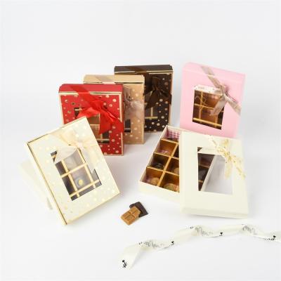 China Recycled Materials Color Custom Wholesale Lid And Base Heart Shape Packaging Box For Chocolate for sale