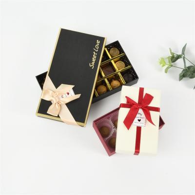 China High Quality Recycled Materials Best Price Color Lid And Base Box Eva Packaging Chocolate Box for sale