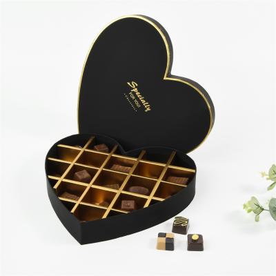 China Professional Recycled Materials Manufacturer Biodegradable Heart Packaging Paaper Wine Chocolate Box for sale