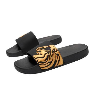 China CUSHIONING summer home students wear sandals Korean men's couples trend outdoor casual beach slippers for sale