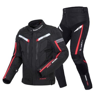 China Wildmx Summer Winter Motorcycle Gear Protective Gear Detachable Waterproof Breathable Mesh Jacket Moto Pants Suit for sale