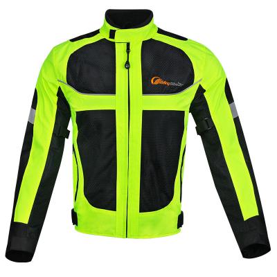 China PRO-BIKER Breathable Racing Rain Suit Motorcycle Safe With Reflective Oxford Motorcycle Riding Jacket for sale