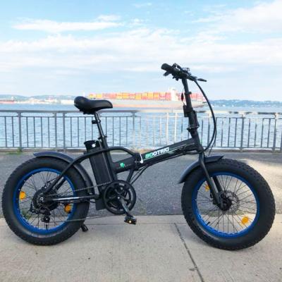 China Cheap City Folding Ebike USA Warehouse Adult 38V 500W Folding Electric Bicycle/Electric Fat Tire Bike Moped With Pedal Drop Boarding EBike for sale