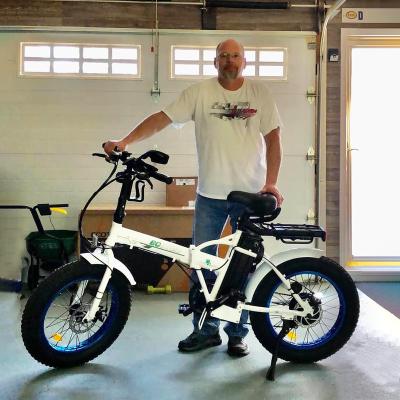 China Ecotric aluminum alloy new small electric folding bicycle 250W 500W 12.5AH lithium powered electric bike for sale