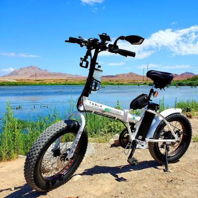 China Wholesale e Bike Aluminum Alloy Fat Tire 48V Foldable Electric Bike 500w Urban Alloy Long Range e Bike Lithium Battery For Adult for sale