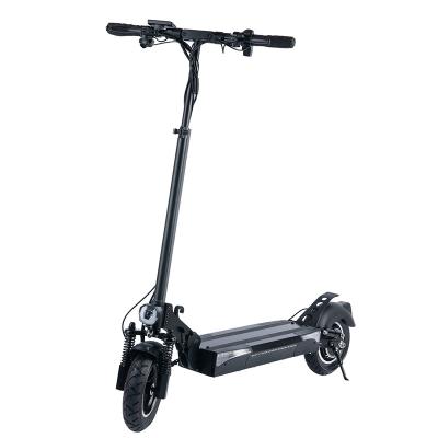 China 2022 KOPOW T4 motor unisex single adult heavy duty electric scooter 10 inch wheel fold scooter from EU electric warehouse for sale