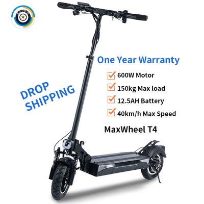 China 2022 KOPOW T4 unisex single motor 10 inch wheel popular foldable electric scooter 48V 800w electric scooter with suspensions for sale