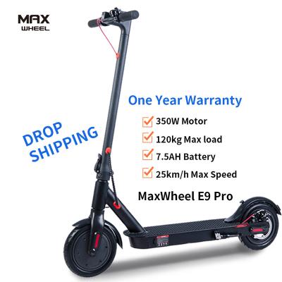 China Hot Sale Unisex Electric Adult Foldable Scooter E9pro Electric Adult Scooter Pro 2 2022 for sale