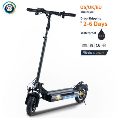 China EU warehouse 48V 1200W unisex electric scooter e-scooter 10 inch mini fold electric scooter 45km/h scooterHot sale products for sale