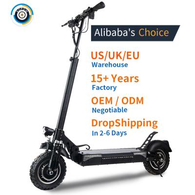 China Maxwheel T4 Off Road Aluminum Alloy Electric Scooters Spain Warehouse High Speed ​​Stock 10 Inch Pneumatic Tire 1200w Motor Long Range Scooters for sale