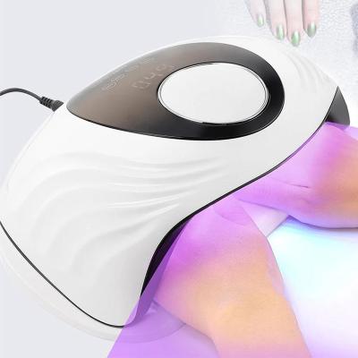 China Double Hands Professional High Quality Plastic LED Nail Dryer ABS RED Light UV Lamp Manicure Pedicure Double Hands Nail Dryer For Home Salon Use for sale