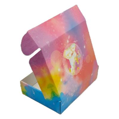 China Luxury Eco Friendly Mailing Plain Colored Customised Holographic Paper Christmas Cardboard Custom Mailer Boxes for sale