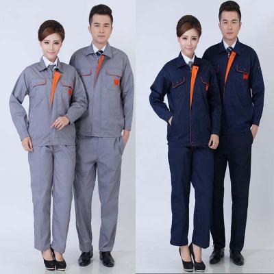 China Uniform Workwear Sets Unisex Workshop Apparel Overall Workwear Uniforms Long Sleeve for sale