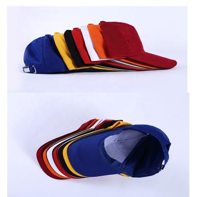 China COMMON 100% Cotton Stock 5 Panel Plain Baseball Cap Hats For Item Promotional Gifts for sale