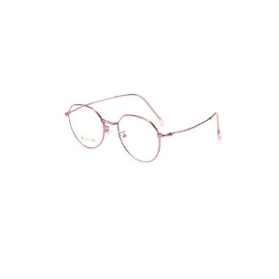 China Large Titanium Fashionable Titanium Build Optical Glasses To Frame Degree Glass Custom Frame For Men And Women for sale