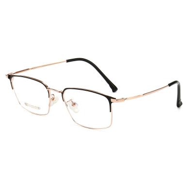 China Large Fashionable Titanium Frame Optical Glass Eye Frame Frame Prescribe Replaceable Glass Frame for Men and Women for sale