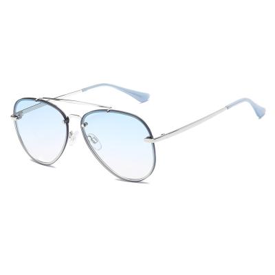 China Retro Metal Shades Retractable Custom Sunglasses Designer Metal Sunglasses Shades for sale