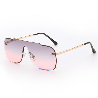 China One Piece Sunglass New Design Fashion Sunglasses Cheapest Prices Square Oversized Sunglasses for sale